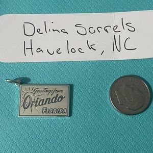 Tiffany & Co Orlando postcard charm